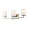 Z-Lite Tidal 3 Light Vanity, Brushed Nickel & Matte Opal 1900-3V - alternate 6